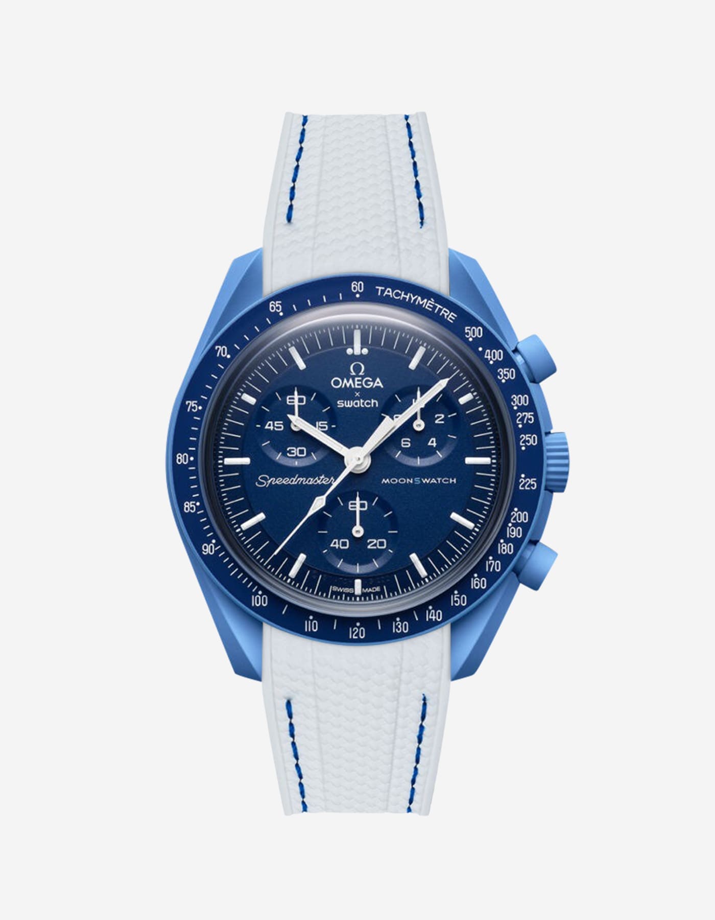 MoonSwatch Mission to Neptune (Rubber Strap) - OM Luxury